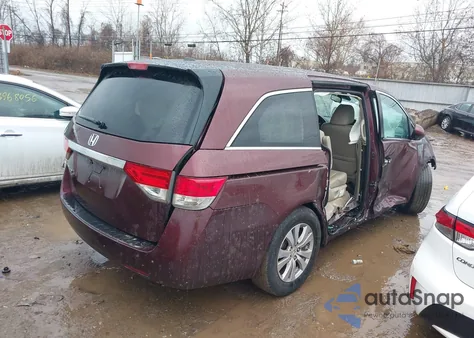 2015 Honda Odyssey Ex-L from USA, damaged, VIN 5FNRL5H69FB046599